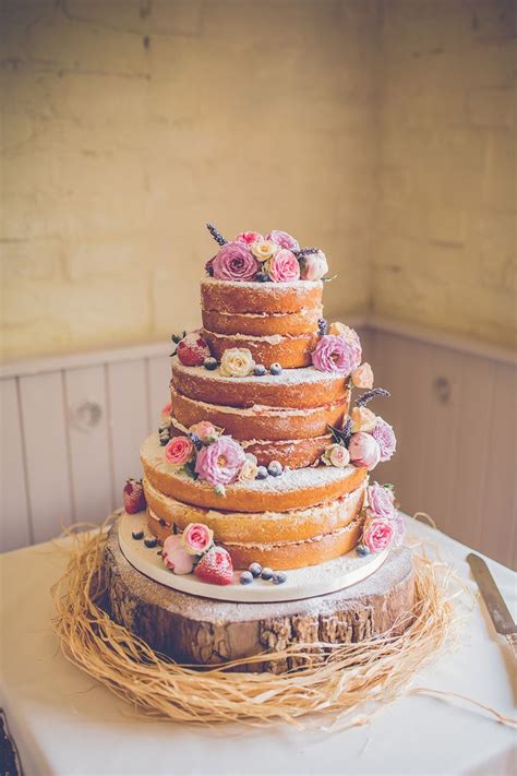 Naked Cake Para Bodas Estilo Rustico Bolos Naked Cake Naked Cakes