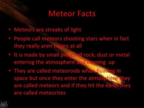 Facts About Meteors For Kids Kids Matttroy