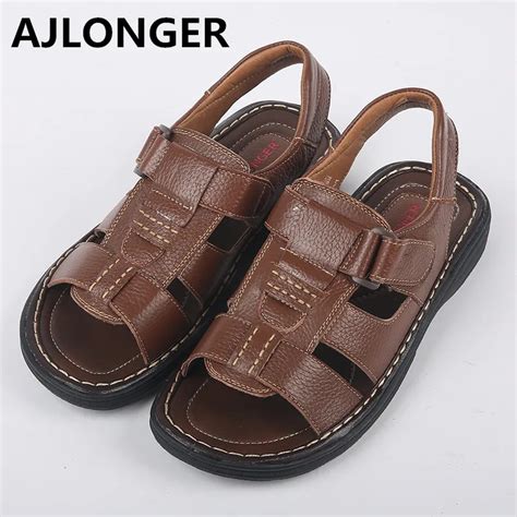 Ajlonger Homem Sand Lias Sapatos Da Moda Ver O Homens Chinelos De Couro