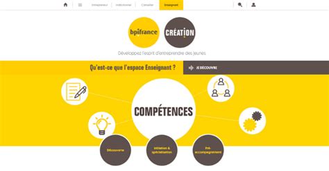 Nouvel Espace Enseignant Sur Bpifrance Creation Fr