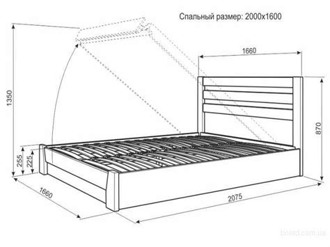 Подъемный механизм для кровати схема установки и чертеж - 89 фото