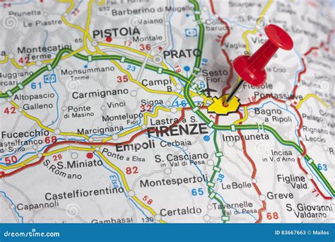 Cartina Stradale Toscana Firenze Mappa Firenze Toscan