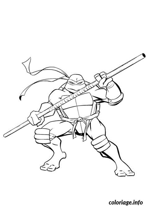 Coloriage Tortue Ninja Jecolorie