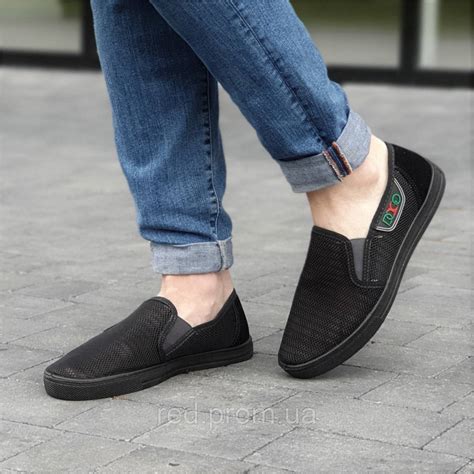 Мокасины Слипоны Мужские Летние Прочная Сетка (Код: Р1914) Только 43р ...