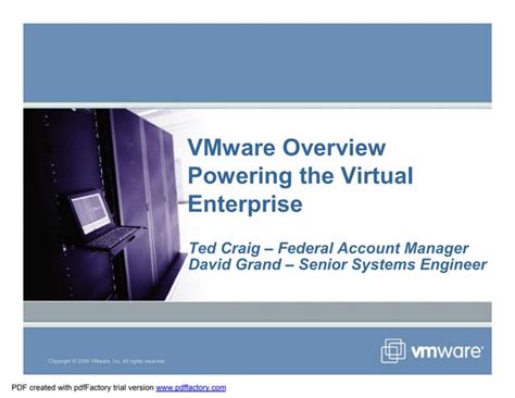 Vmware Overview Ppt