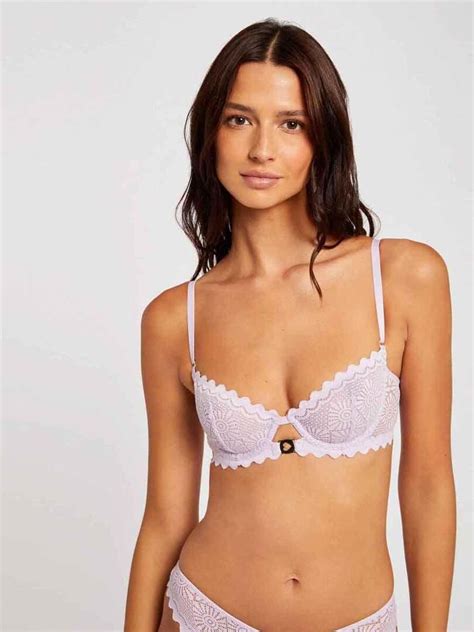 Soutien Gorge Corbeille LISON Morgan Lingerie Violet Kiabi