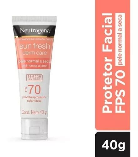 Neutrogena Sun Fresh Derm Care Fps70 Normal A Seca 40g Parcelamento