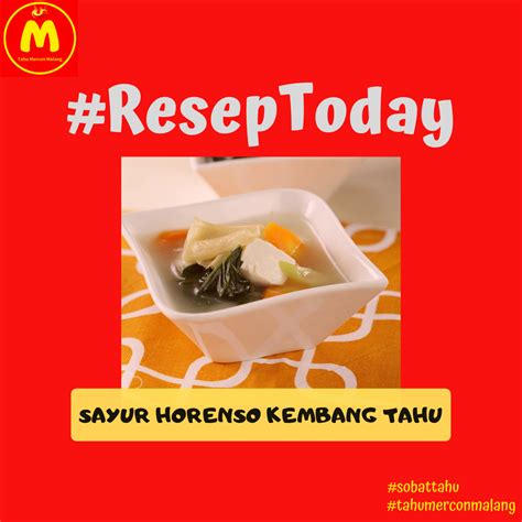 Sayur Horenso Kembang Tahu Tahu Merccon Malang