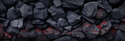 Premium Photo Background Black Hot Stones With Fire