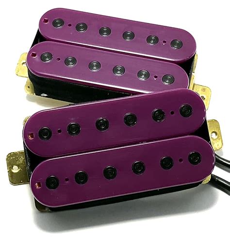 Dragonfire Shadow Bucker Pickup Set Hot Passive Dark Pole Reverb