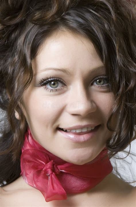 Beautiful Wet Brunette Stock Image Image Of Glamour Face