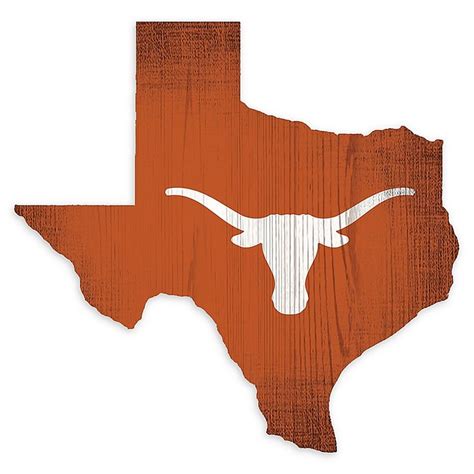 University of Texas Team Color Logo State Sign | Bed Bath & Beyond ...