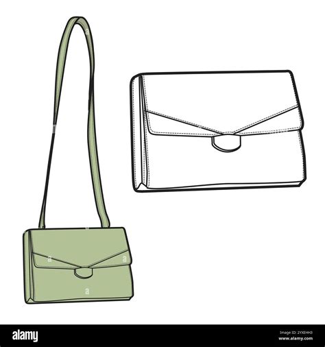 Purse Bag For Women Vector Mockup Template Stock Vector Image And Art Alamy