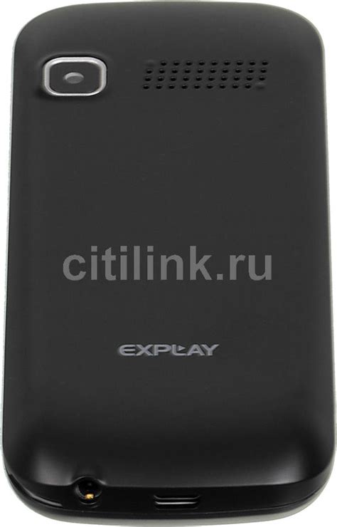 Характеристики Сотовый телефон Explay Simple черный (980130) смотреть в ...