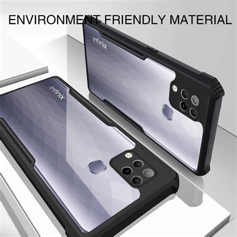 Infinix Hot S Softcase Transparent Shockproof Tpu Slim Armor Clear Back Protector Cover