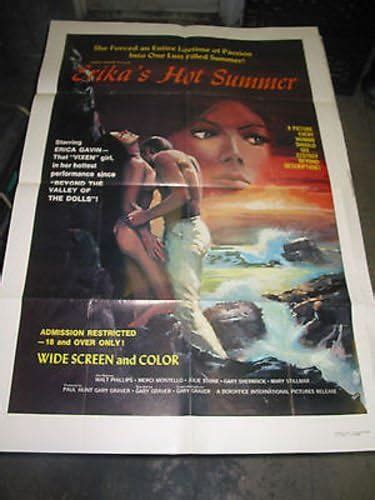 Erika S Hot Summer Orig U S One Sheet Movie Poster Adult Erica Gavin At Amazon S