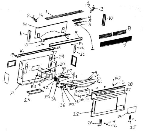 Dacor Model Ersd36 Parts Diagram Dacor Oven Assy