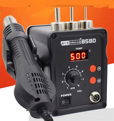 Hot Air Gun V W SMD Rework Soldering Station Welding Repair Tool Set Degree With