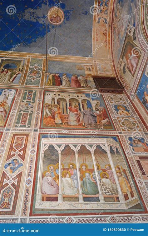 Ciclo Fresco Giotto En La Capilla Scrovegni Padua Italia Foto De