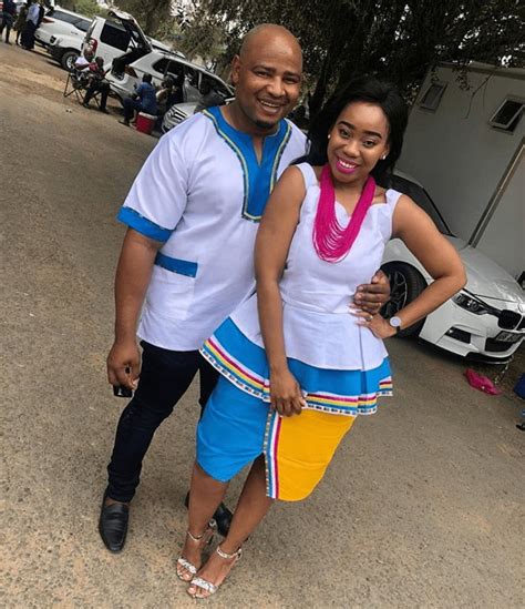 Clipkulture Couple In Sepedi Traditional Wedding Outf
