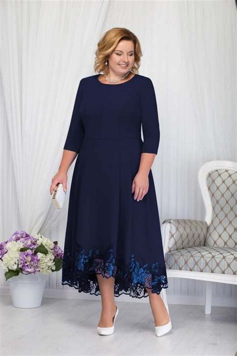 Нарядные платья и костюмы для полных женщин белорусского бренда Ninele ...