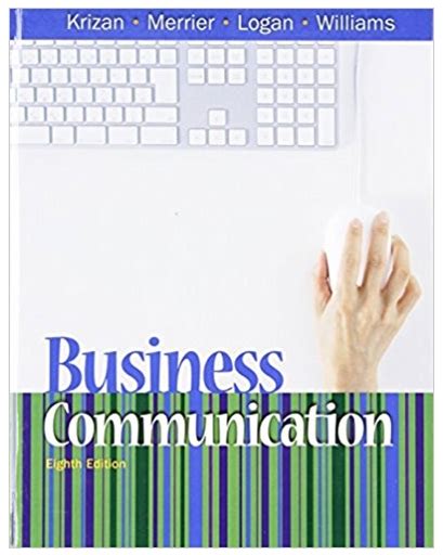 Business Communication Th Edition Pdf Solutioninn