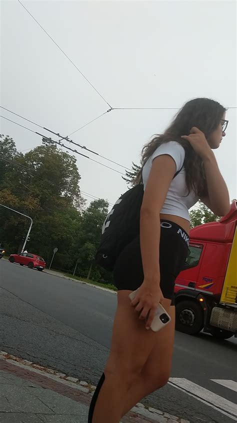 First Post OC VIdeo Cute Brunette With Glasses In Nike Pro Shorts Taking Shots Of Me As