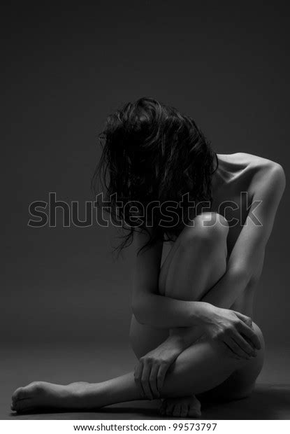 Fashion Portrait Naked Woman Beautiful Slim Stock Photo 99573797 Shutterstock