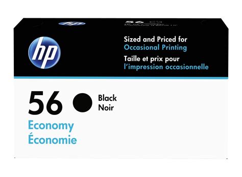 HP 56 Black Economy Original Ink Cartridge (D8J31AN) - HP Store Canada