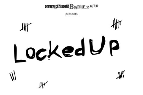 Шрифт Locked Up скачать и установить на Web сайт