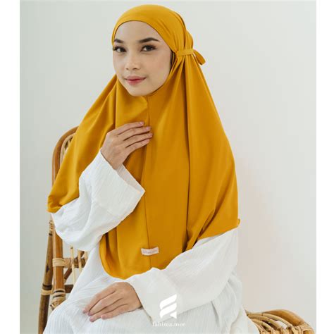 Jual Fahima Meira Bergo Bergo Instant Jersey Tali Shopee Indonesia