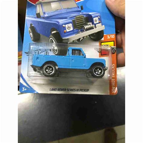 Mattel Hotwheels Hot Wheels Land Rover Series Iii Pickup Blue Price For Hw Shopee Malaysia