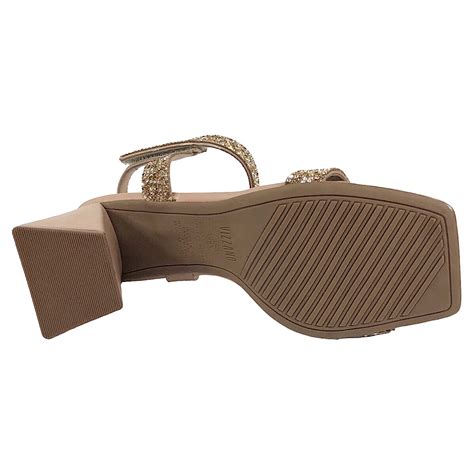 Sandália Vizzano Strass Salto Bloco 6464 122 Nude Marina Bia Calçados