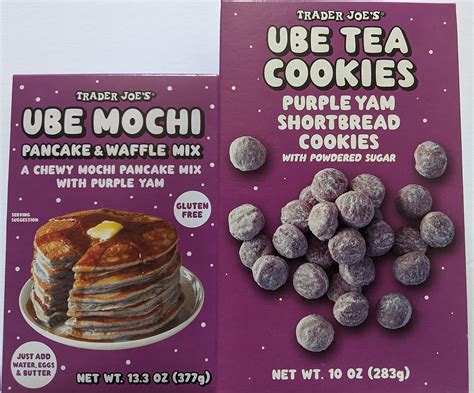 Buy Trader Joe S Ube Mochi Pancake Waffle Mix And Ube Tea Cookies