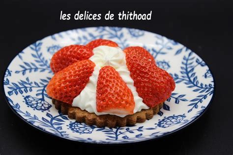 tartelettes mascarpone fromage blanc et fraises Les Délices de Thithoad