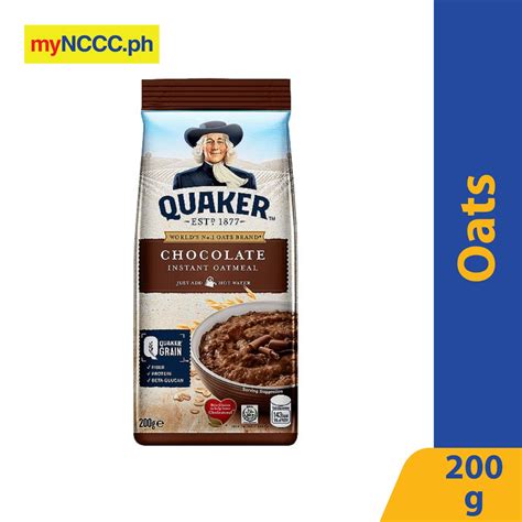 Quaker Oatmeal Chocolate 200g Nccc Online Store