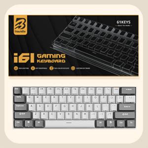 Ilovbee I Percent Wired Keyboard Mechanical Hot Swappable Compact Rgb Gaming Keyboard