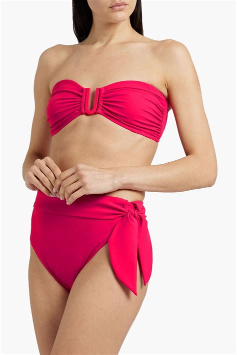 ZIMMERMANN Separates Sculpt Bandeau Bikini Top THE OUTNET