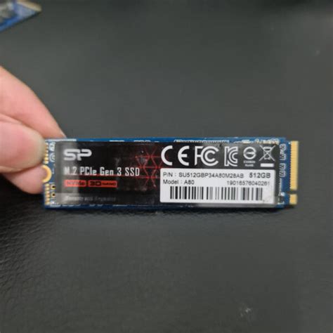 SSD M2 NVME 512GB SP SU512GBP34A80M28AB Silicon Power - Teknody