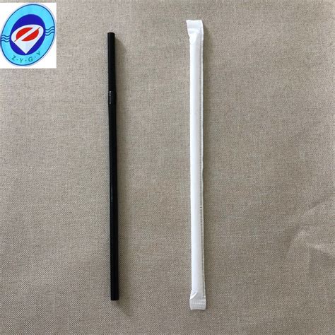 Disposable Plant Based Biodegradable Bendy Drinking Straws Individually