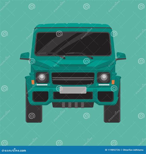 Green Offroad Set Cartoon Vector 212356761
