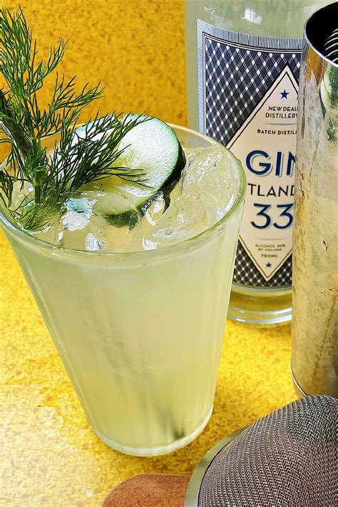 Cucumber Cooler— Cucumber Dill Gin And Lime Lime Drinks Cucumber