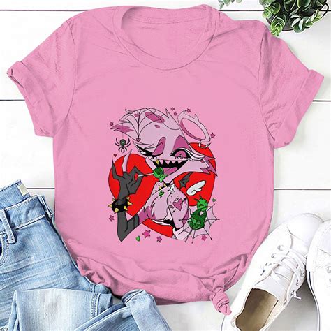 Hazbin Hotel Merch Womens Hazbin Hotel Graphic Tee T-Shirts Hazbin ...