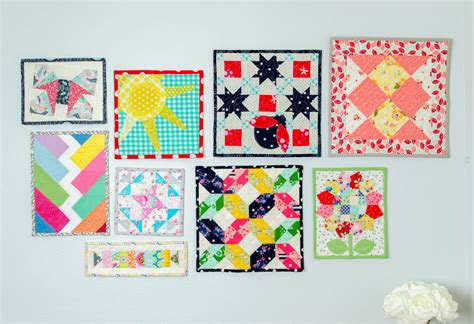 Monthly Mini Quilt For September The Quarter Square Triangle Quartet