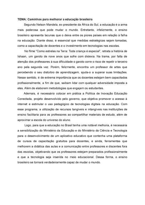 Caminhos Para Incentivar A Prática De Leitura Entre Jovens Redação