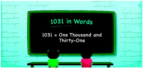 1031 in Words - Conversion and Explanation