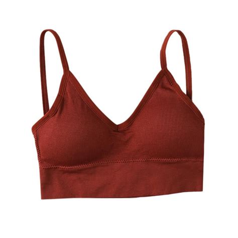 Prettyui Women Tank Crop Top Female Seamless Underwear Sexy Lingerie Low Back Bralette Camis