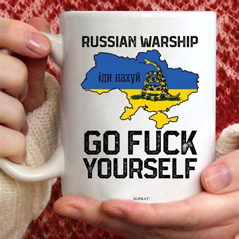 Stop War Russian Warship Go Fuck Yourself Stand With Ukraine Mug Shirts Owl
