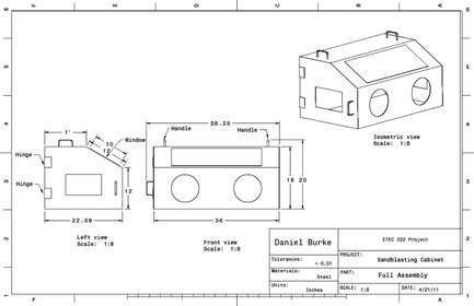 Popular Mechanics Plans Homemade Sandblasting Cabinet Blueprints Pdf