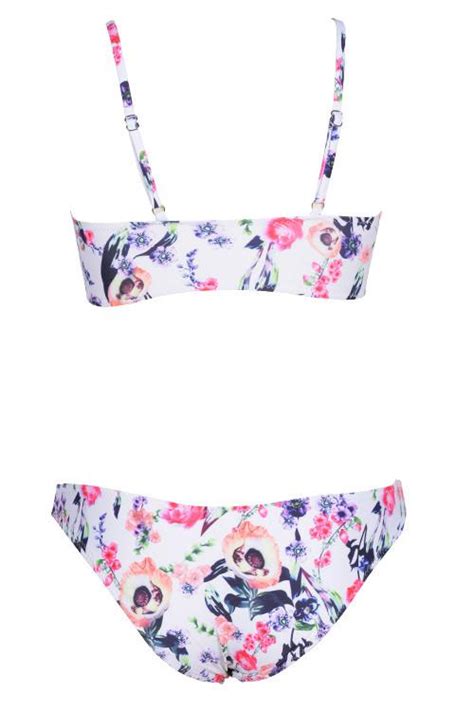 Beneath The Garden Floral Tank Bikini Set